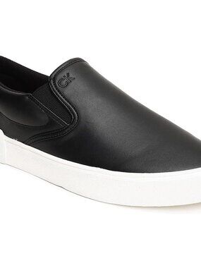 Men's Black A 100% Synthetic Rubber Canvas Upper Padded Footbed Fit Ryor Sneaker